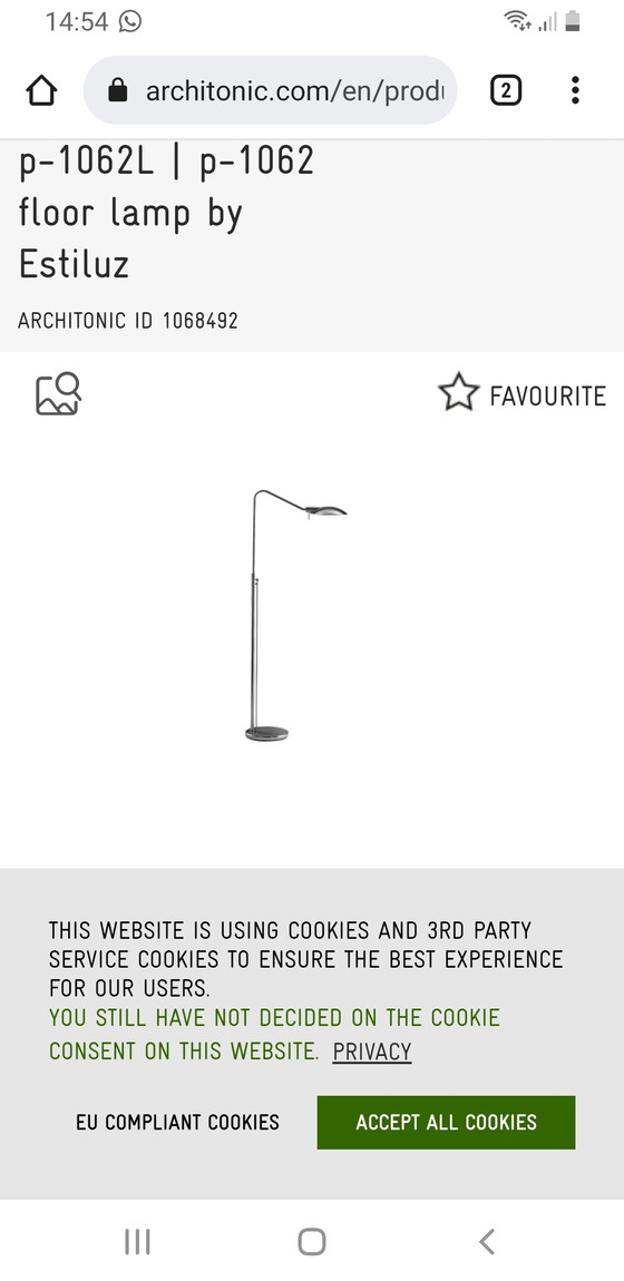 Image 1 of Leonardo Marelli, Stiluz vloerlamp Modell p1062