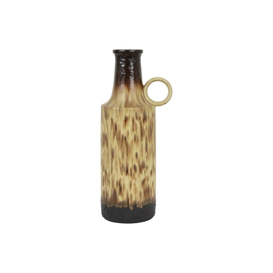 Image 1 of Fat Lava Vase XL Scheurich Westdeutschland Keramik Beige Kuch 412-47