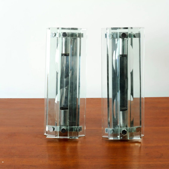 Image 1 of 2x Fontana Arte Applikationen/Wandleuchten