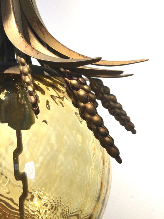 Image 1 of Kornährenleuchter mit Glaskugel