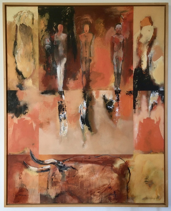 Image 1 of Dick Tasma Das starke Stier-Gemälde