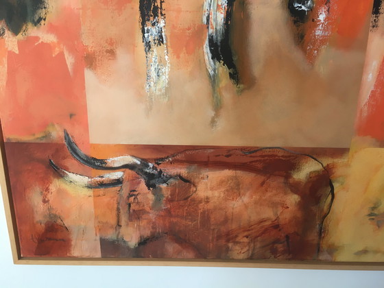 Image 1 of Dick Tasma Das starke Stier-Gemälde