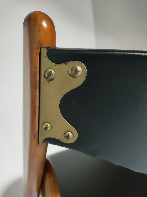 Image 1 of 6x Mid Century Design Klappstühle "Compass", Klapstoelen