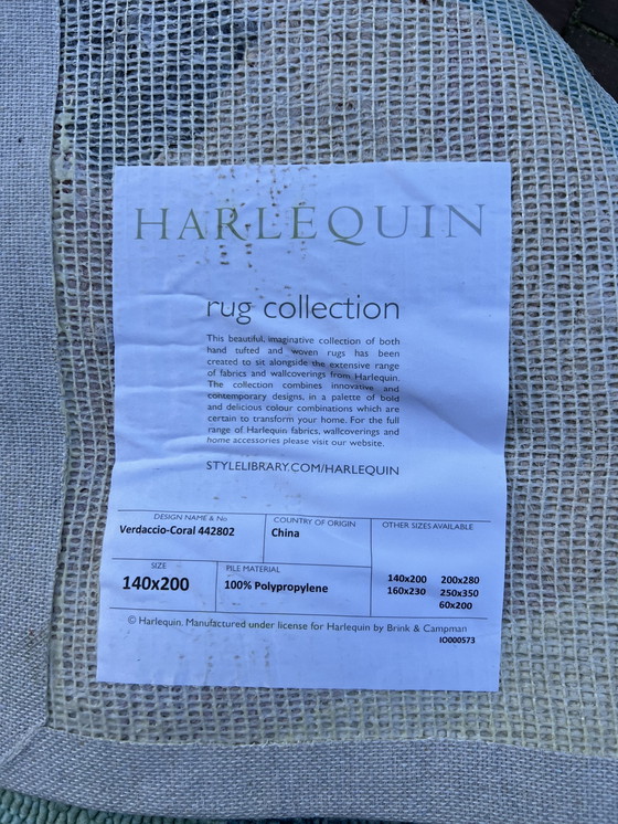 Image 1 of Brink & Campman Harlequin Verdaccio Coral Outdoor-Teppich