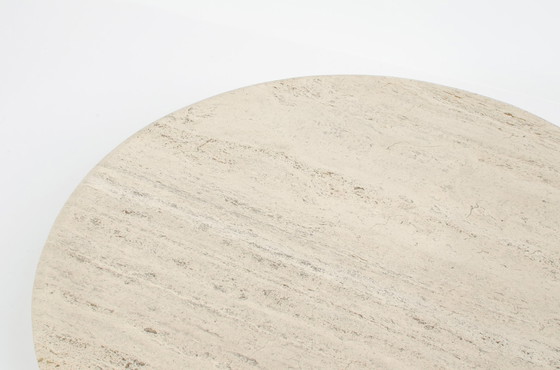 Image 1 of Brutalist Couchtisch aus Travertin