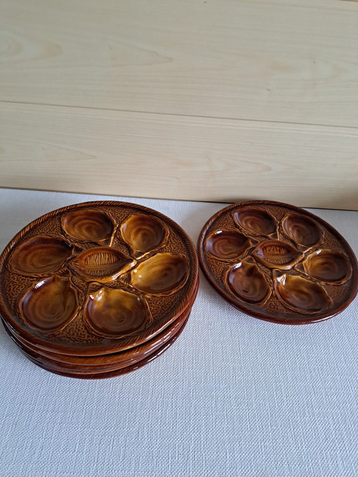 6x S' Clement-Austernteller