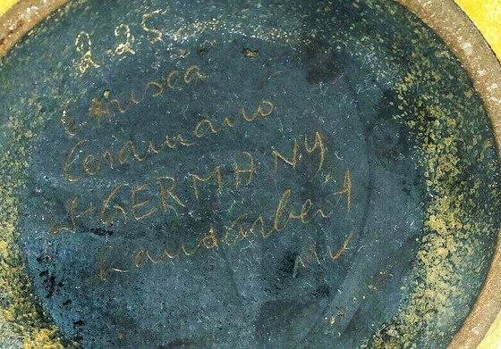 Image 1 of Ceramano Vase Dekor etrusca Hanns Welling 1950er 60er Jahre