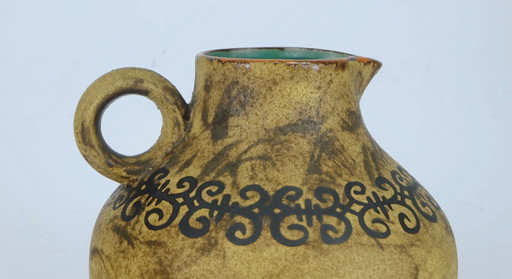 Ceramano Vase Dekor etrusca Hanns Welling 1950er 60er Jahre