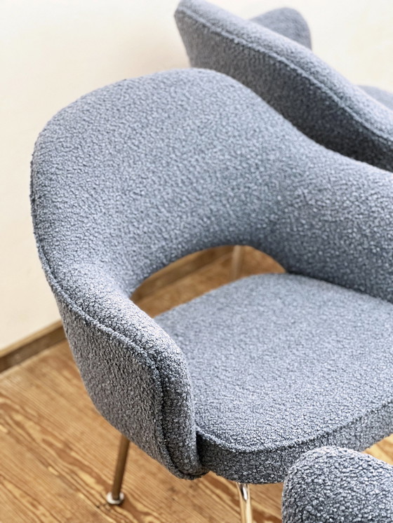 Image 1 of Set mit 4 Chefsesseln von Eero Saarinen, Knoll International, Deutschland