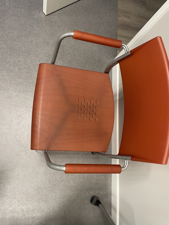 Image 1 of 8x Ahrend Stuhl mit Armlehne