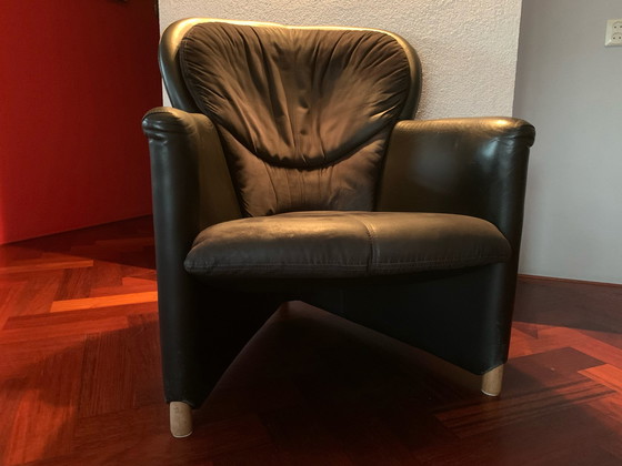 Image 1 of 2 Leolux Excalibur Sessel mit Hockern