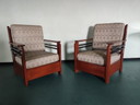 2x Art-Deco-Sessel