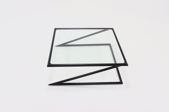 Image 1 of Niederländischer Modern „Z“ Couchtisch von Harvink aus den 1980er Jahren