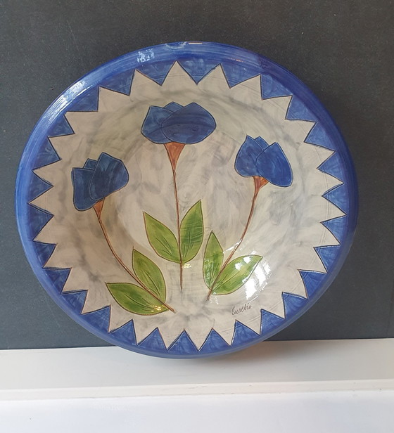 Image 1 of Glasierte Schale aus Eusebio-Keramik