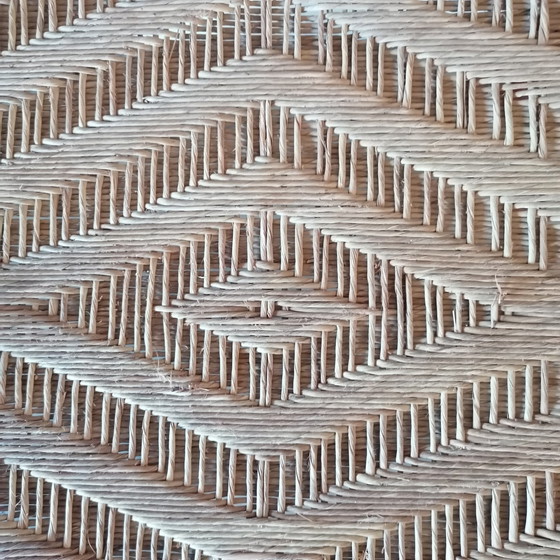 Image 1 of Brutalistische, geflochtene Wickery-Esszimmerstühle aus der Jahrhundertmitte