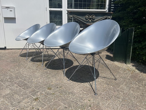 Kartell Eros Stühle, 4 Stück