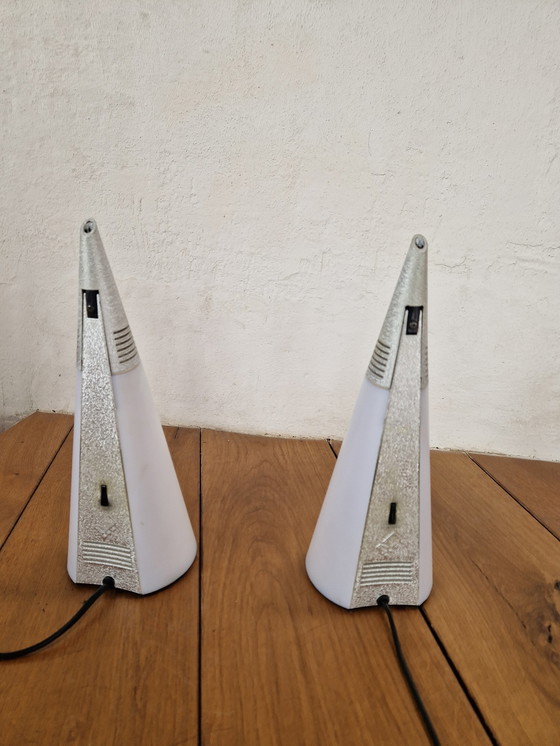 Image 1 of 2x Nemo Cassina Iota Tischleuchte von Hikaru Mori