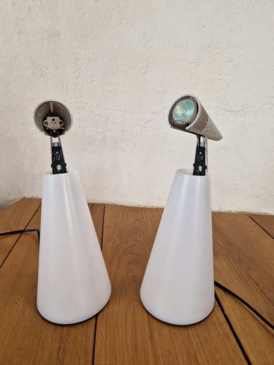 Image 1 of 2x Nemo Cassina Iota Tischleuchte von Hikaru Mori