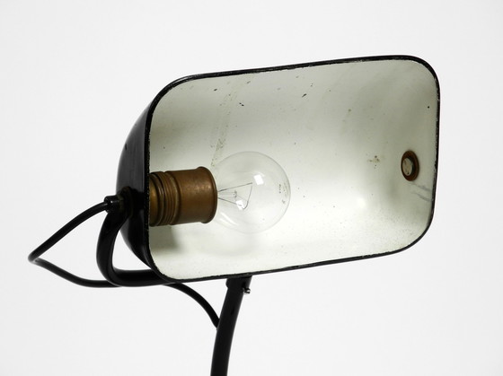 Image 1 of Kaiser Idell Industrie-Tischlampe aus Metall Modell 6581 in Schwarz