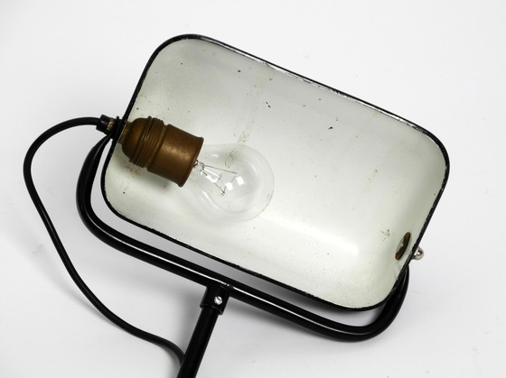 Image 1 of Kaiser Idell Industrie-Tischlampe aus Metall Modell 6581 in Schwarz