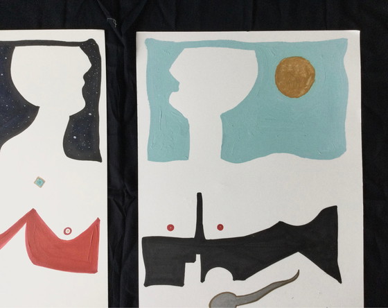 Image 1 of Maui Reple Gemälde 2 Stück in 1 Verkauf