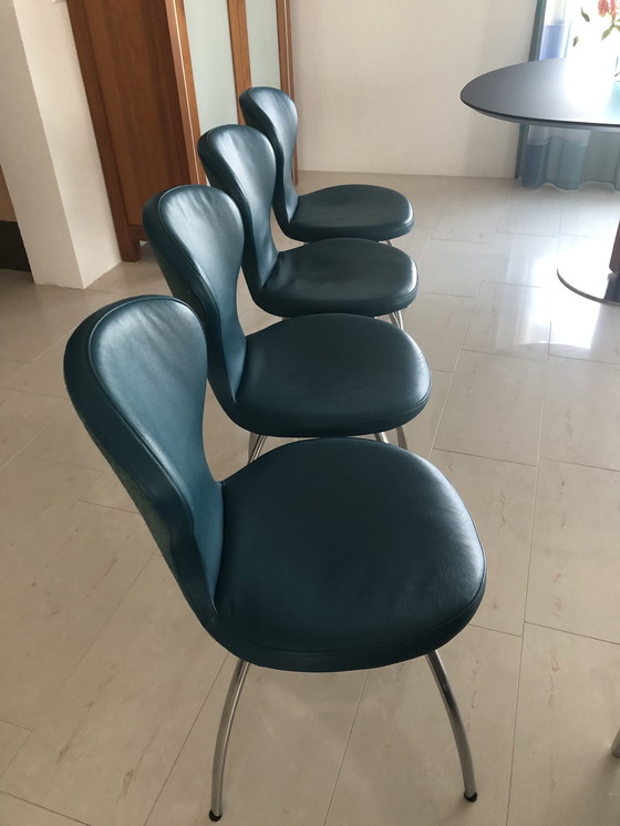 Image 1 of 4x Bree's neue Welt Esszimmerstühle Rikki