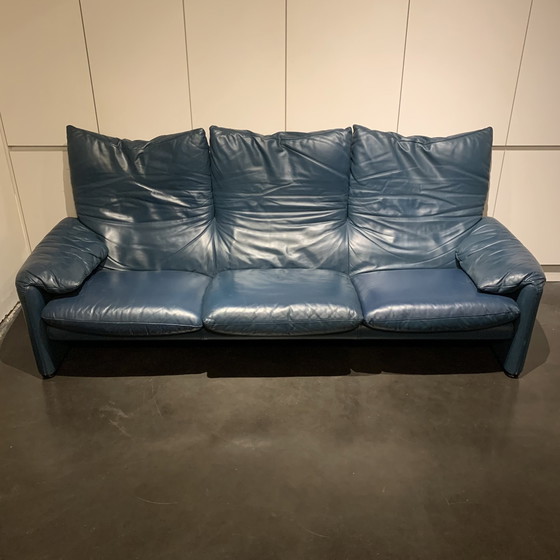 Image 1 of Cassina Vico Magistretti Maralunga 3-Sitzer Sofa