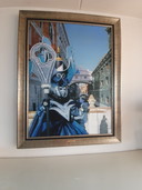 Leo Hortensius Karneval in Venedig Malerei