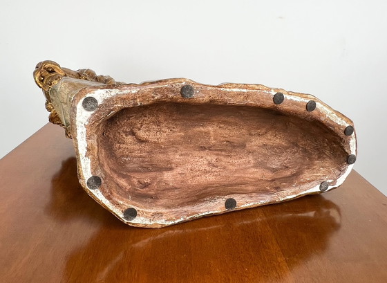 Image 1 of Große messingfarbene Tigerstatue, Anfang des 20. Jahrhunderts