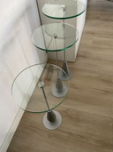 3 x Meta Form Beistelltische