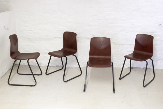 Image 1 of 4x Elmar Flötotto Stapelstuhl