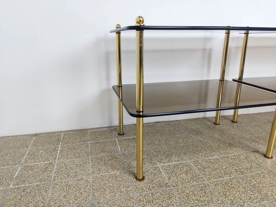 Image 1 of 2x Hollywood Regency Beistelltische oder Nachttische