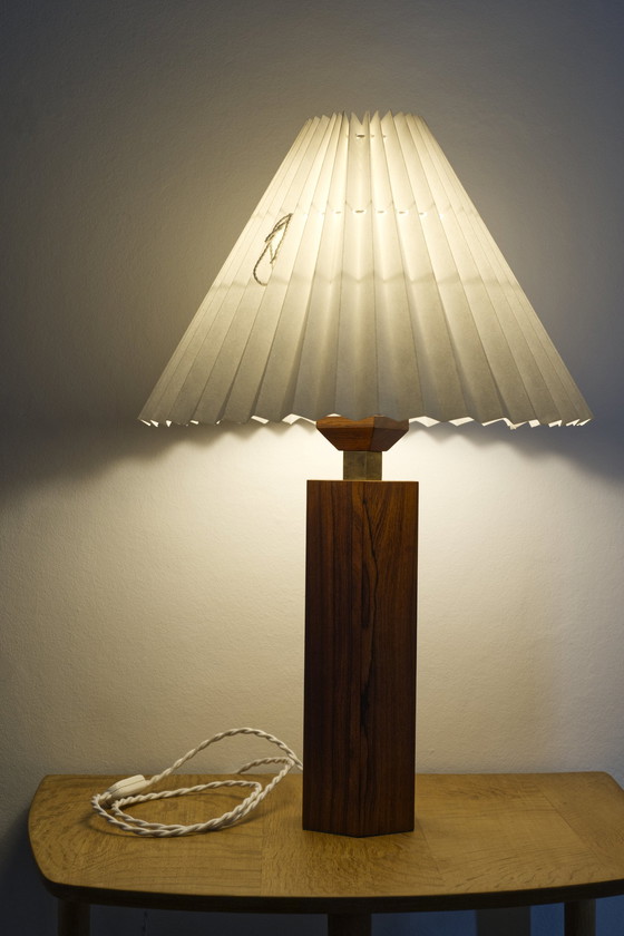 Image 1 of Dänische Vintage Tischlampe aus Palisander