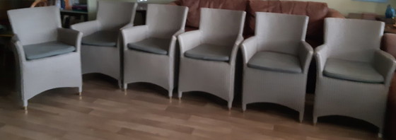 Image 1 of 6x Lloyd loom Stühle Rattan