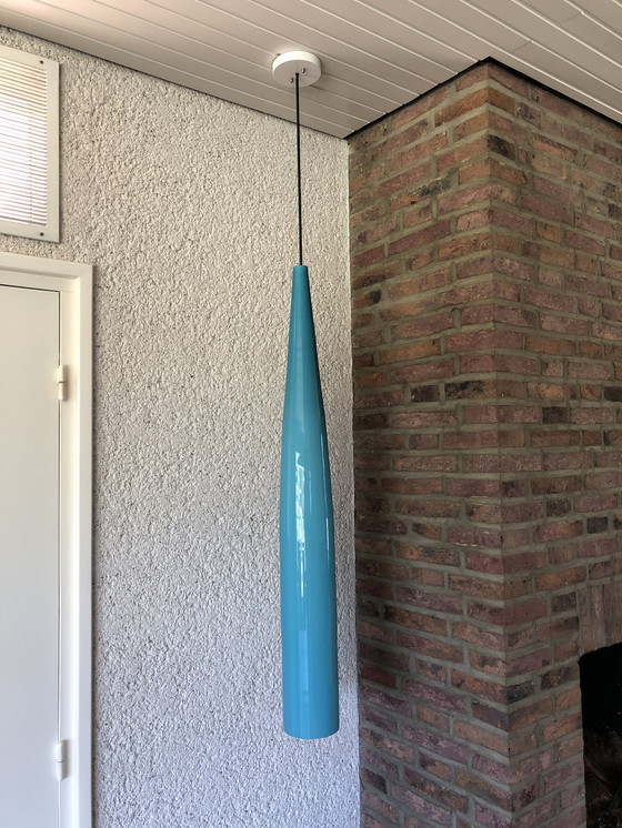 Image 1 of Lange Vistosi Hängeleuchte aus Glas von Alessandro Pianon