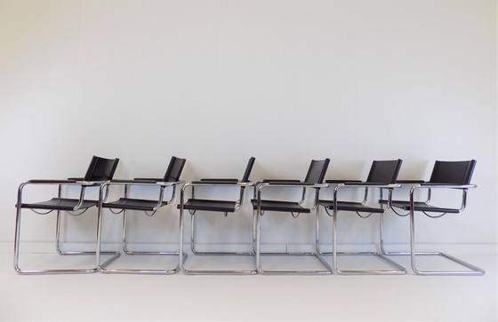 Image 1 of 6x Matteo Grassi von Mart Stam eetkamerstoel