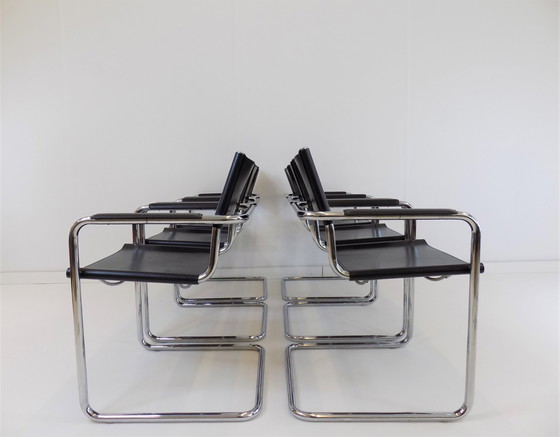 Image 1 of 6x Matteo Grassi von Mart Stam eetkamerstoel