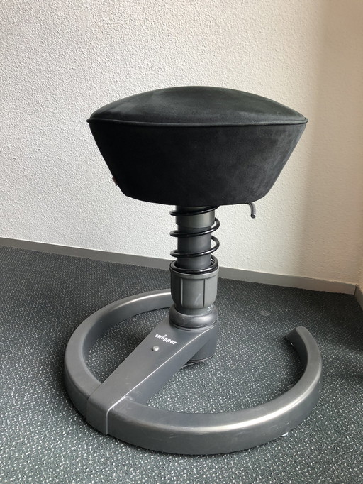 SWOPPER Hocker schwarz/anthrazit