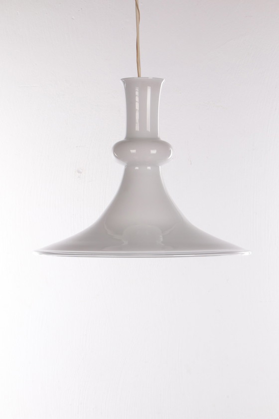 Image 1 of Dänische Design-Hängelampe aus Glas von Holmegaard Etude Hängelampe