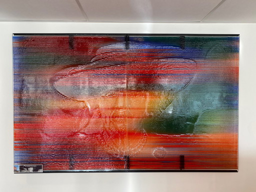 Doktor Beatrix aus Glas der alten Saint-Gobain-Fabrik Sas van Gent