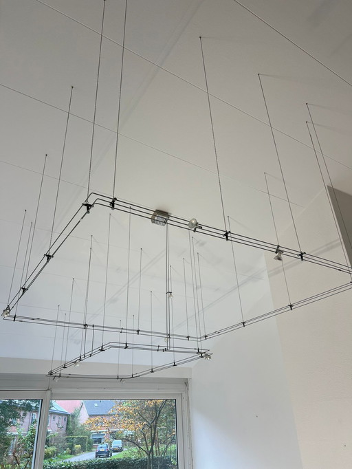 Deckenbeleuchtung im Retro Design / 12 Spots