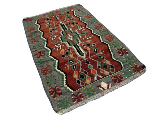 Image 1 of Türkischer Vintage Eschme-Kelim-Teppich