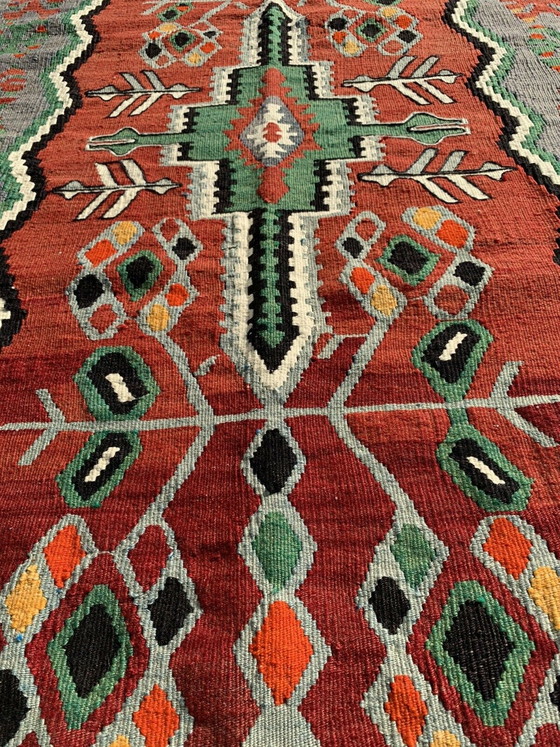 Image 1 of Türkischer Vintage Eschme-Kelim-Teppich