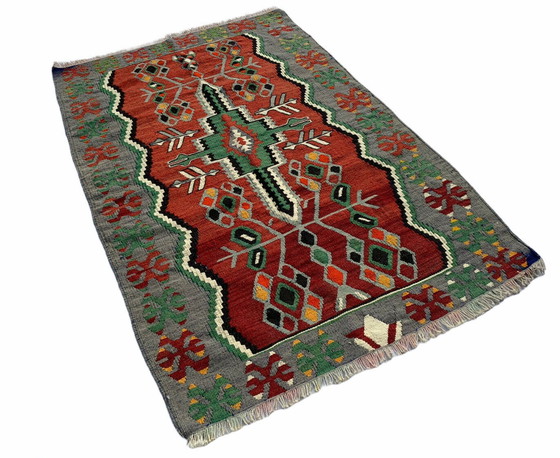 Image 1 of Türkischer Vintage Eschme-Kelim-Teppich