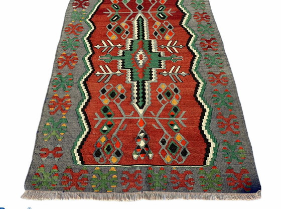 Image 1 of Türkischer Vintage Eschme-Kelim-Teppich