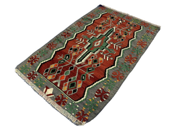 Image 1 of Türkischer Vintage Eschme-Kelim-Teppich