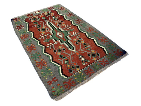 Image 1 of Türkischer Vintage Eschme-Kelim-Teppich