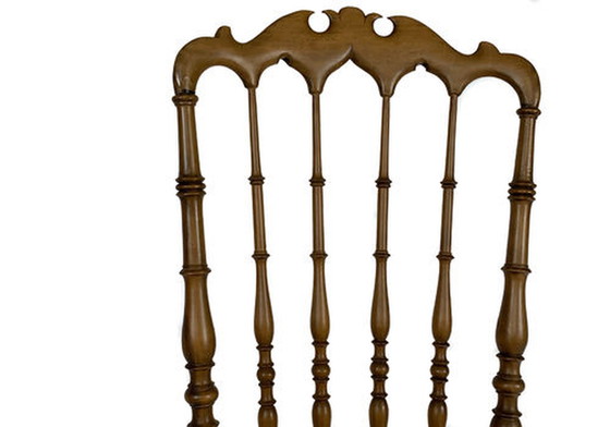 Image 1 of Chiavari Mid Century Gaetone Stuhl in Nussbaum