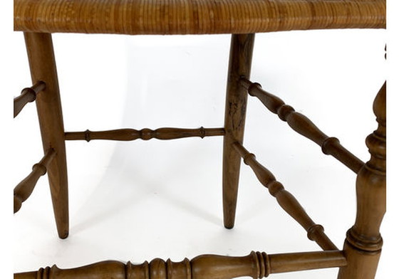 Image 1 of Chiavari Mid Century Gaetone Stuhl in Nussbaum