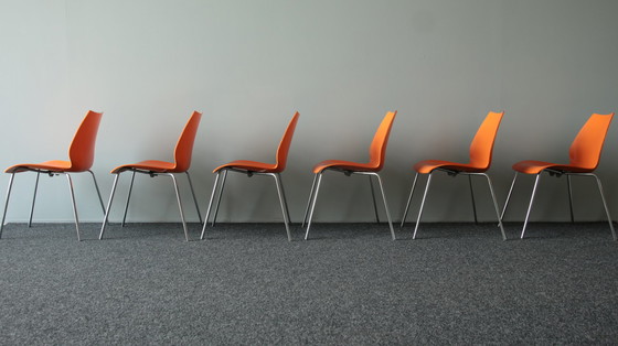 Image 1 of 6x Kartell Maui Stühle von Vico Magistretti